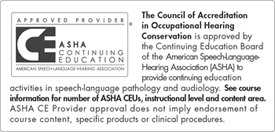 ASHA Continuing Education