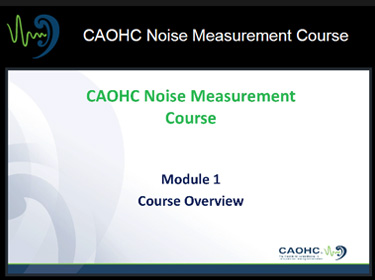Noise Measurement Course